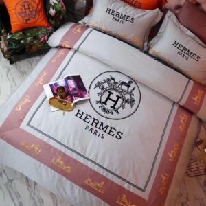 Hermes Limited Luxury Brand Bedding Set Home Decor -Max010065