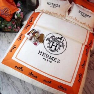 Hermes Limited Luxury Brand Bedding Set Home Decor -Max010066