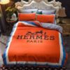 Hermes Limited Luxury Brand Bedding Set Home Decor -Max010070