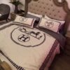 Hermes Limited Luxury Brand Bedding Set Home Decor - Max010073