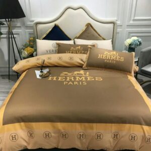 Hermes Limited Luxury Brand Bedding Set Home Decor - Max010076
