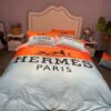 Hermes Limited Luxury Brand Bedding Set Home Decor - Max010078