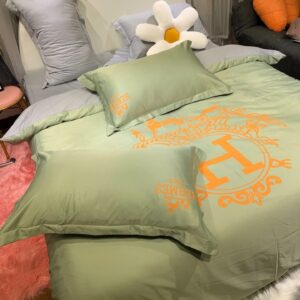 Hermes Limited Luxury Brand Bedding Set Home Decor - Max010079