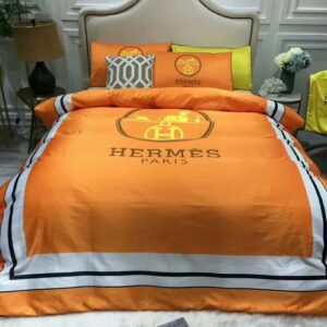 Hermes Limited Luxury Brand Bedding Set Home Decor - Max010081