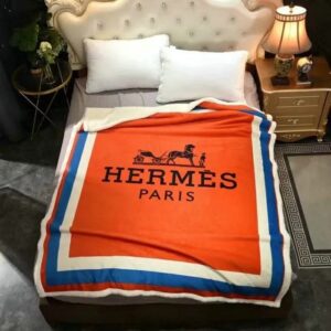 Hermes Limited Luxury Brand Bedding Set Home Decor - Max010087