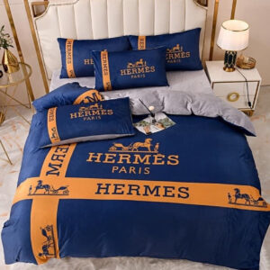 Hermes Limited Luxury Brand Bedding Set Home Decor - Max010102