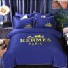 Hermes Limited Luxury Brand Bedding Set Home Decor - Max010123