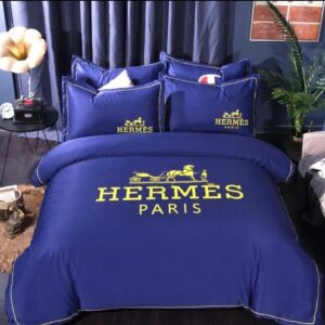 Hermes Limited Luxury Brand Bedding Set Home Decor - Max010123