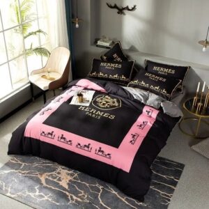 Hermes Limited Luxury Brand Bedding Set Home Decor - Max010125