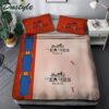 Hermes Limited Luxury Brand Bedding Set Home Decor - Max010134
