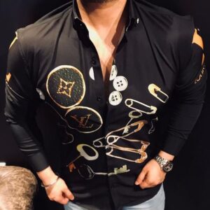 Louis Vuitton Long Sleeve Shirt For Men - Max02193