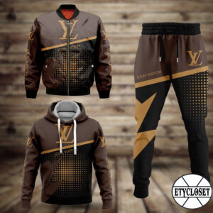 Combo Louis Vuitton Jacket & Hoodie & Pants  - Max05813