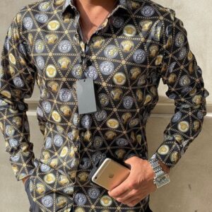 Versace-Luxury Long Sleeve Shirt CCY Max-Max07224