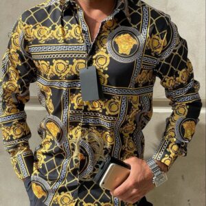 Versace-Luxury Long Sleeve Shirt CCY Max-Max07237