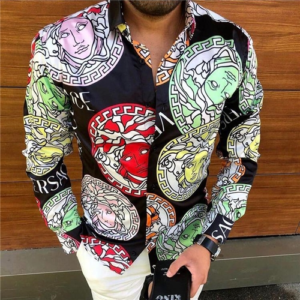 Versace-Luxury Long Sleeve Shirt CCY Max-Max07245