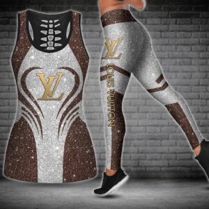 Louis Vuitton hublot tank top leggings luxury brand clothing clothes outfit gym for women hot 2023 - Max07668