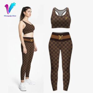 LV Sports Bra Leggings Underwear Luxury Brand LV Clothing Clothes Outfit Gym For Women - Max07870