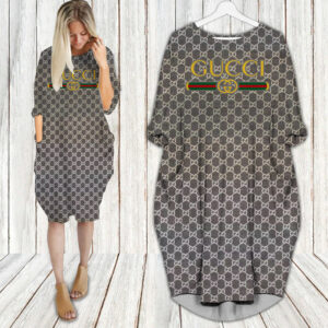 Gucci batwing pocket dress luxury brand clothing clothes outfit for women - Max07909