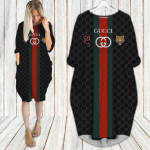 Gucci batwing pocket dress luxury brand clothing clothes outfit for women - Max07963