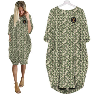 Louis Vuitton batwing pocket dress luxury brand clothing clothes outfit for women - Max07975