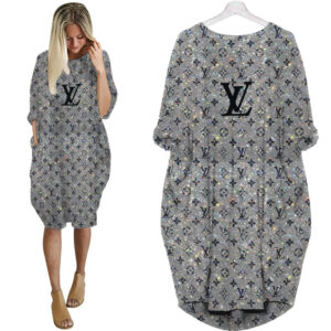 Louis Vuitton batwing pocket dress luxury brand clothing clothes outfit for women - Max07978