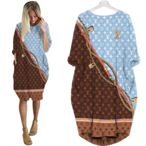 LV Hot Limited Batwing Pocket Dress For Women 2026 Max07982