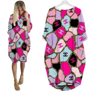 Chanel batwing pocket dress luxury brand clothing clothes outfit for women-Max08020