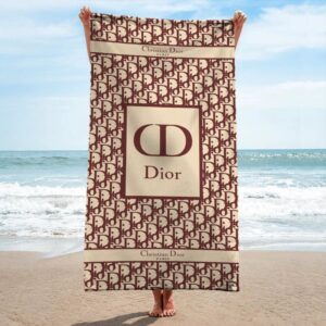 Dior Soft Cotton Bath Large Beach Towel Hot 2023 Item Fashion - Max08312