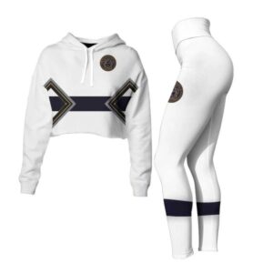 Versace Croptop Hoodie Leggings For Women Luxury Brand Clothing Clothes Outfit-Max08490
