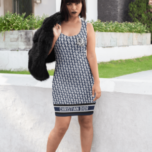 Dior Tanktop Dress luxury brand clothing clothes outfit for women -Max09399