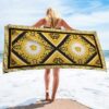 Versace Soft Cotton Bath Large Beach Towel Hot 2023 Item Fashion - Max09515