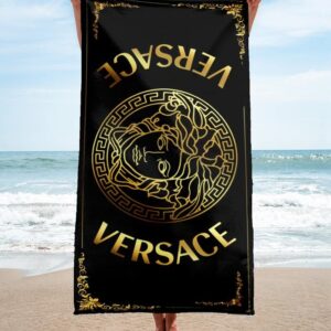 Versace Soft Cotton Bath Large Beach Towel Hot 2023 Item Fashion - Max09520