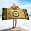 Versace Soft Cotton Bath Large Beach Towel Hot 2023 Item Fashion - Max09524