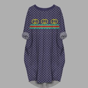 Gucci batwing pocket dress luxury brand clothing clothes outfit for women -Min00160