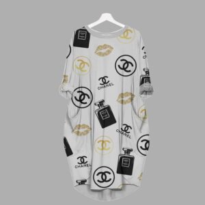 Chanel batwing pocket dress luxury brand clothing clothes outfit for women-Min00285
