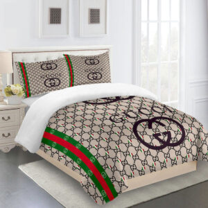 Gucci Premium Fashion Limited Luxury Brand Bedding Set Home Decor - Min00355