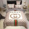 Gucci Premium Fashion Limited Luxury Brand Bedding Set Home Decor - Min00361