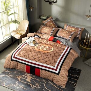 Gucci Premium Fashion Limited Luxury Brand Bedding Set Home Decor - Min00363