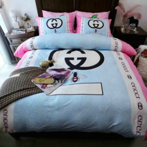 Gucci Premium Fashion Limited Luxury Brand Bedding Set Home Decor - Min00384
