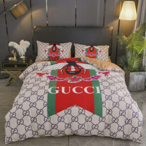 Gucci Premium Fashion Limited Luxury Brand Bedding Set Home Decor - Min00393