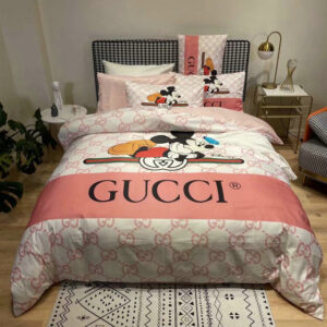 Gucci Premium Fashion Limited Luxury Brand Bedding Set Home Decor - Min00396