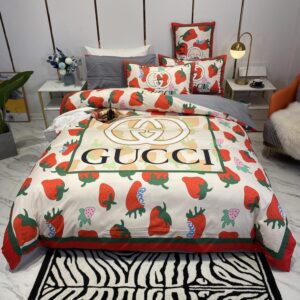 Gucci Premium Fashion Limited Luxury Brand Bedding Set Home Decor - Min00407