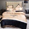 Chanel Premium Fashion Limited Luxury Brand Bedding Set Home Decor -Min00431