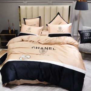 Chanel Premium Fashion Limited Luxury Brand Bedding Set Home Decor -Min00431
