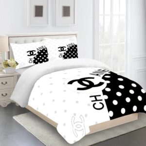 Chanel Premium Fashion Limited Luxury Brand Bedding Set Home Decor -Min00437