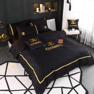 Chanel Premium Fashion Limited Luxury Brand Bedding Set Home Decor -Min00443