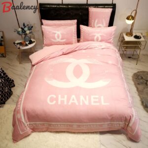 Chanel Premium Fashion Limited Luxury Brand Bedding Set Home Decor -Min00454