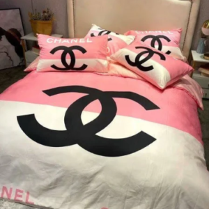 Chanel Premium Fashion Limited Luxury Brand Bedding Set Home Decor -Min00467