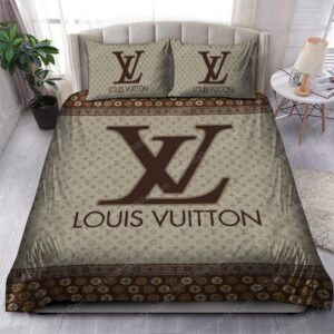 Louis Vuitton Premium Fashion Limited Luxury Brand Bedding Set Home Decor - Min00489
