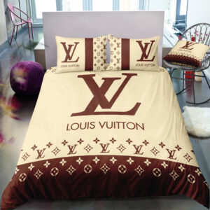 Louis Vuitton Premium Fashion Limited Luxury Brand Bedding Set Home Decor -Min00510